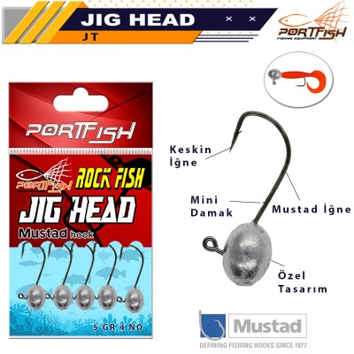 Portfish Jig Head Mustad...