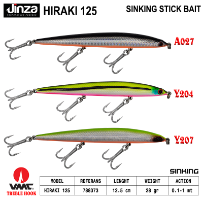 Jinza Hiraki 125 mm 28 gr...