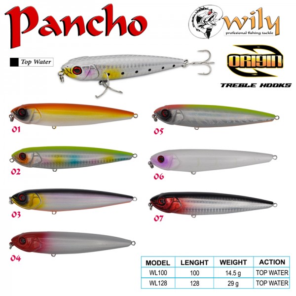 Wily Pancho 12.8 cm Maket Balık 29 gr