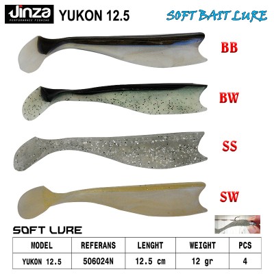 Jinza Hawk Yukon 125 mm 12...