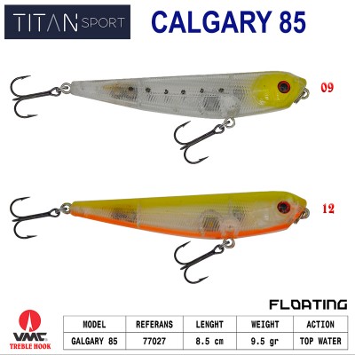 Titan Calgary 85 mm 9,5 gr...