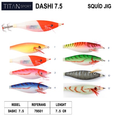 Titan  Dashi 75 mm  Kalamar...