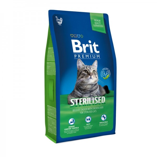 Brit Somonlu Kısır Kedi Maması 8 kg