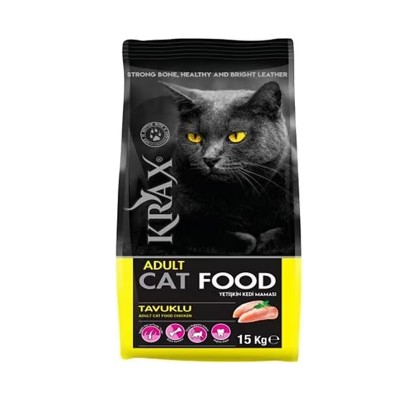 Krax Tavuklu Kedi Maması 15 kg