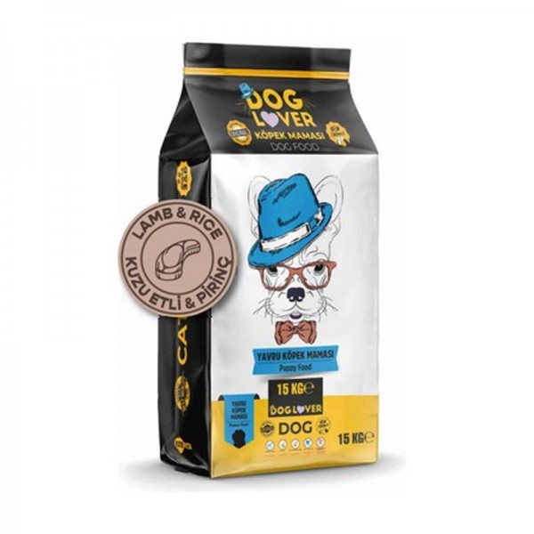 Dog Lover Kuzu Etli Yavru Köpek Maması 15 kg